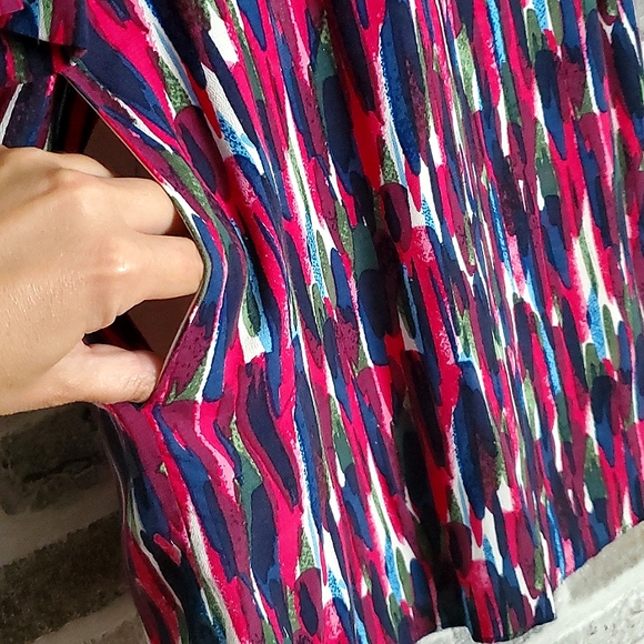 Boden Watercolor print Shift Dress, Women's US8R - Picture 3 of 6